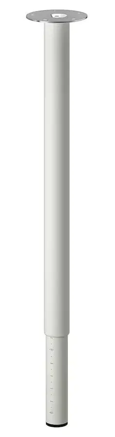 Masa de birou Ikea Anfallare/Olov 140x65 (Bambus/Alb)