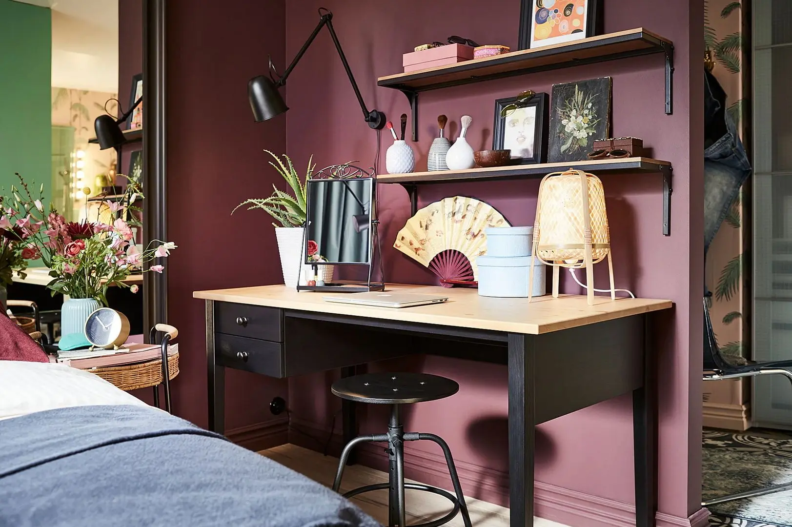 Masa de birou Ikea Arkelstorp 140x70 (Negru) - 5