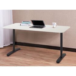 Masa de birou Ikea Bekant 160x80 (Alb/Negru) Thumb