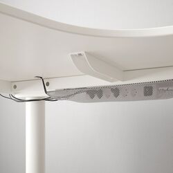 Masa de birou Ikea Bekant electro/colt stanga 160x110 (Alb) Thumb