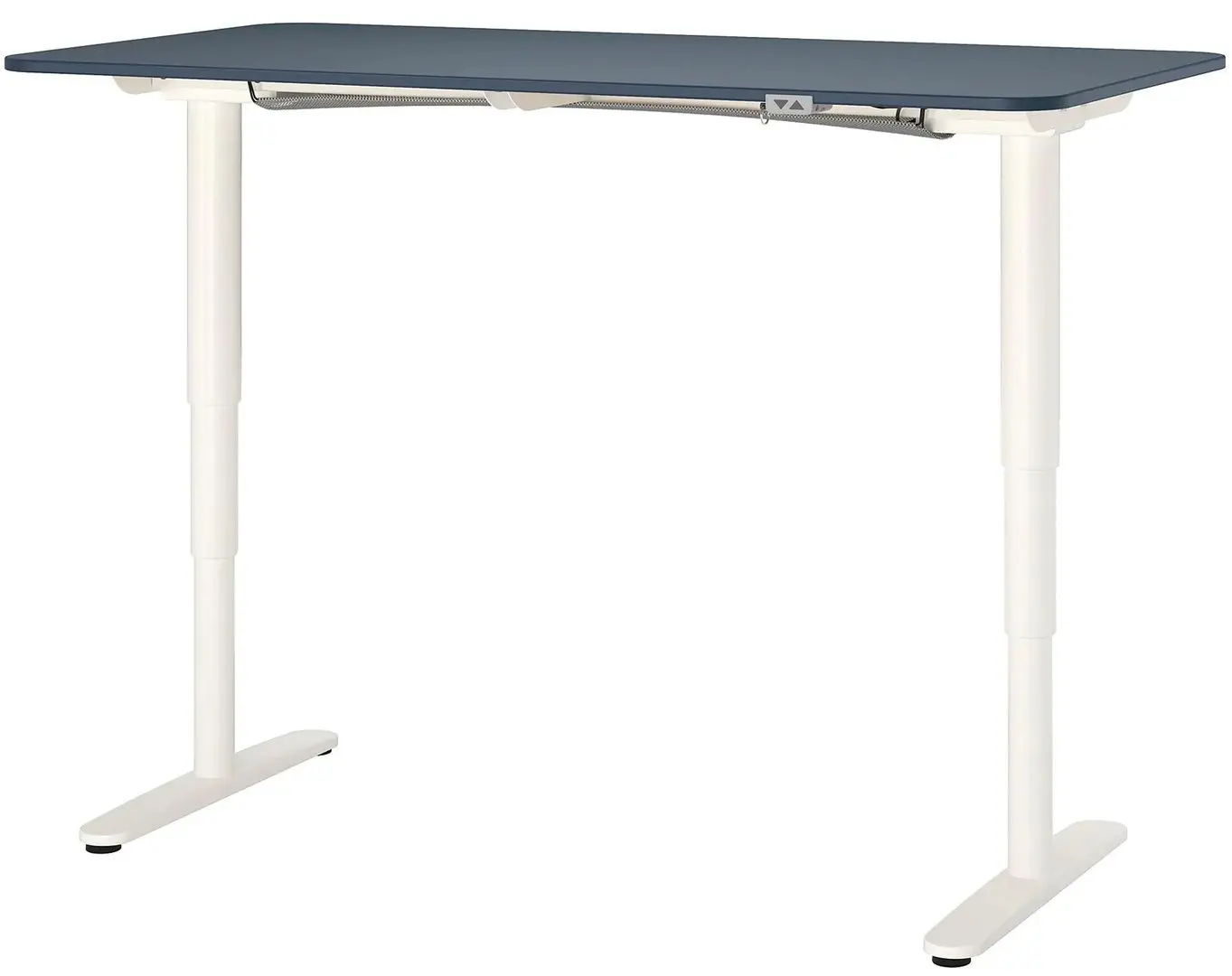 Письменный стол Ikea Bekant электро/линолеум 160x80 (Синий/Белый)