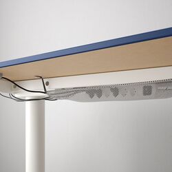 Письменный стол Ikea Bekant электро/правый угол/линолеум 160x110 (Синий/Белый) Thumb