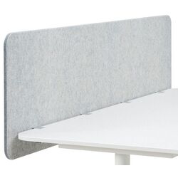 Masa de birou Ikea Bekant cu paravan 160x80 48 (Alb/Gri) Thumb