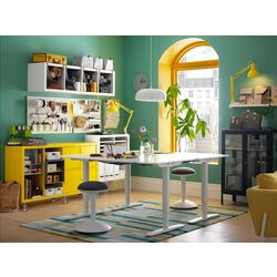 Письменный стол Ikea Bekant с электро-регулировкой высоты 160x80 (Белый) Thumb