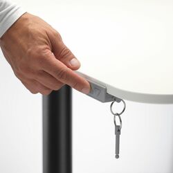 Письменный стол Ikea Bekant с электро-регулировкой высоты 160x80 (Белый/Черный) Thumb