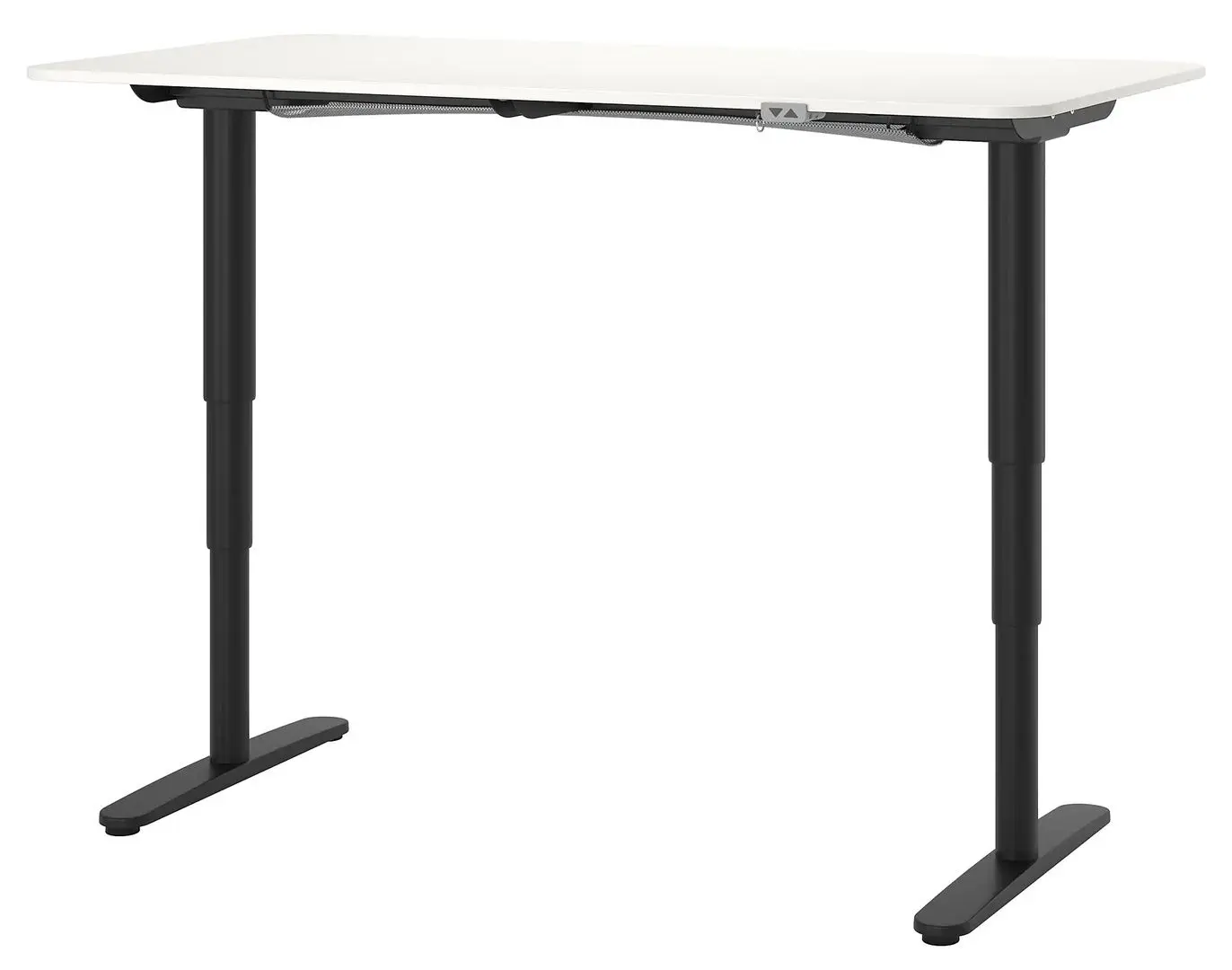 Письменный стол Ikea Bekant с электро-регулировкой высоты 160x80 (Белый/Черный)