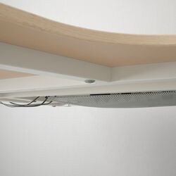 Masa de birou Ikea Bekant colt stanga/furnir stejar 160x110 (Alb) Thumb