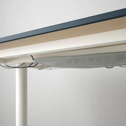 Письменный стол Ikea Bekant правый угол/линолеум 160x110 (Синий/Белый) Thumb