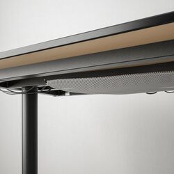 Masa de birou Ikea Bekant colt dreapta/furnir frasin 160x110 (Negru) Thumb