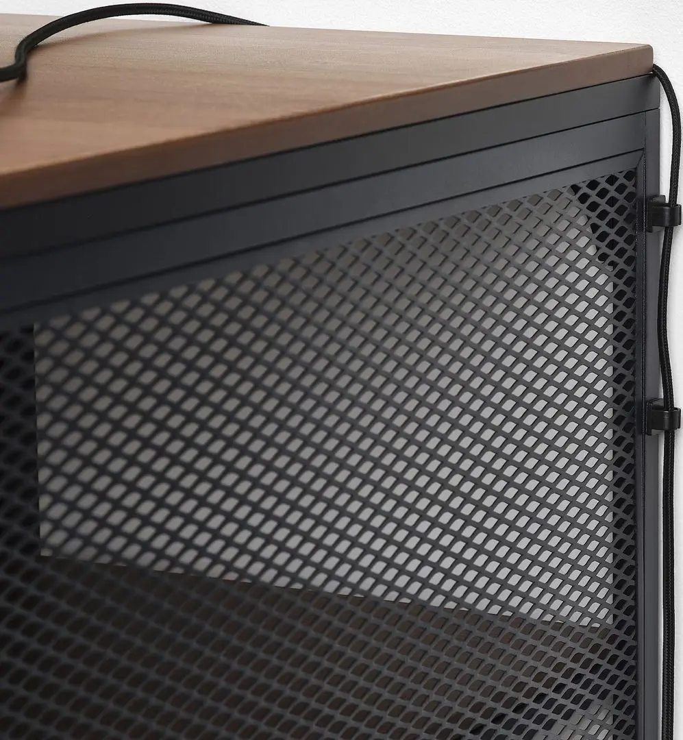 Masa de birou Ikea Fjallbo 140x70 (Negru/Maro)