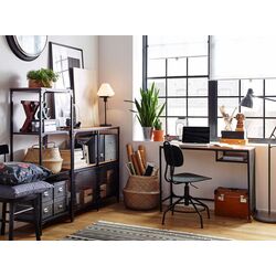 Masa de birou Ikea Fjallbo 100x36 (Negru) Thumb