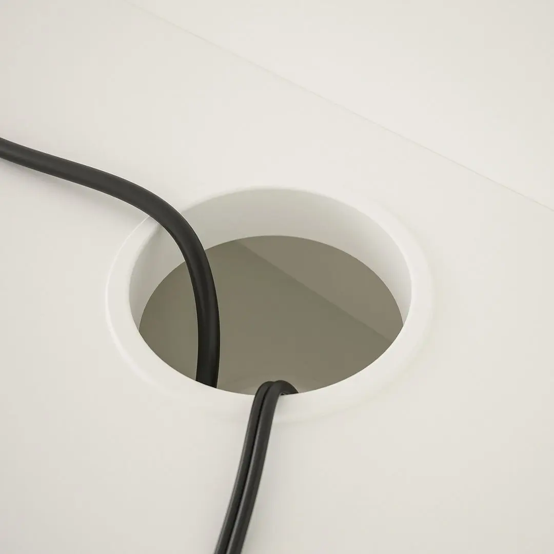 Masa de birou Ikea Hauga 100x84 (Alb)