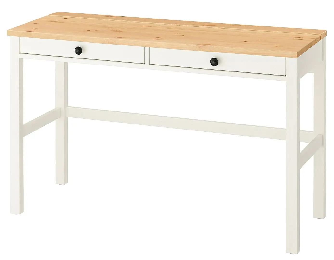 Masa de birou Ikea Hemnes 120x47 (Alb/Maro Deschis)