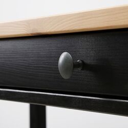 Masa de birou Ikea Hemnes 120x47 (Negru-maro/Maro Deschis) Thumb