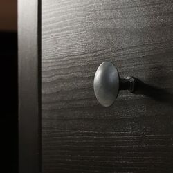 Masa de birou Ikea Hemnes 155x65 (Negru-Maro/Maro Deschis) Thumb