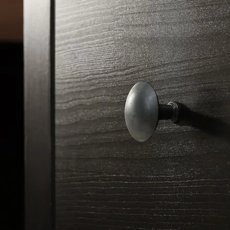 Masa de birou Ikea Hemnes 155x65 (Negru-Maro/Maro Deschis)