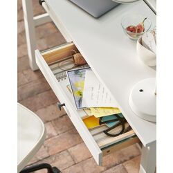 Masa de birou Ikea Hemnes 2 sertare 120x47 (Vopsit alb) Thumb