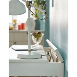 Masa de birou Ikea Hemnes 2 sertare 120x47 (Vopsit alb) Thumb