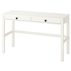 Masa de birou Ikea Hemnes 2 sertare 120x47 (Vopsit alb) Thumb