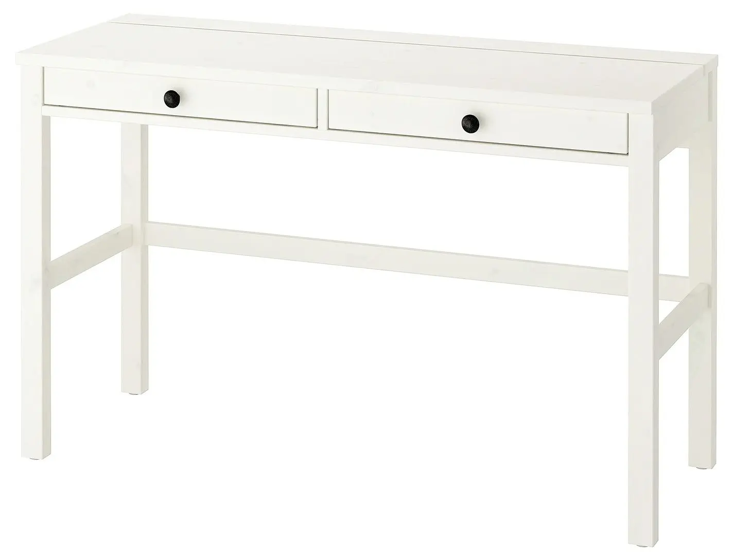Masa de birou Ikea Hemnes 2 sertare 120x47 (Vopsit alb)