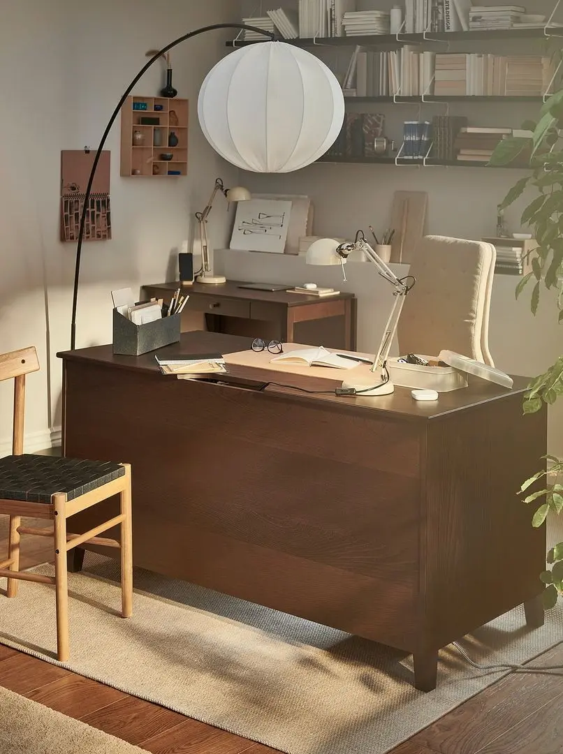 Masa de birou Ikea Idanas 152x70 (Maro)