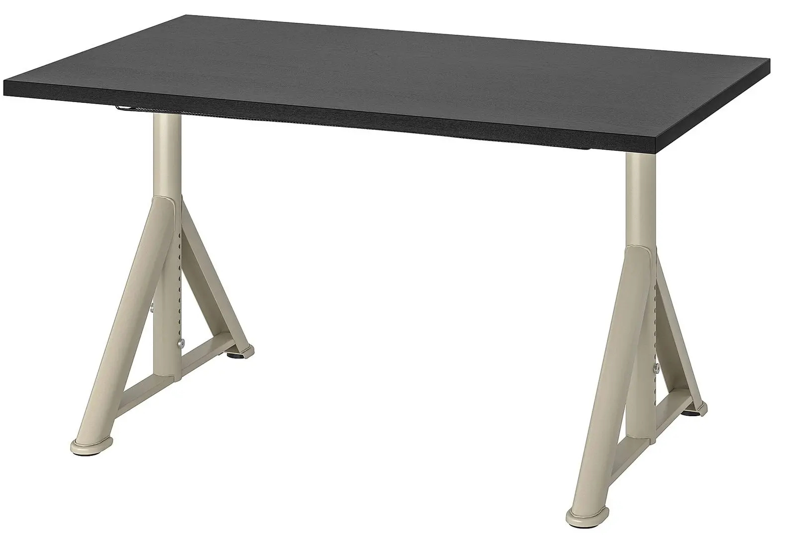 Masa de birou Ikea Idasen 120x70 (Negru/Bej)