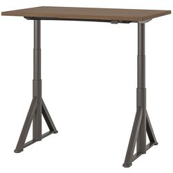 Masa de birou Ikea Idasen înălțime reglabilă 120x70 (Maro/Gri Inchis)