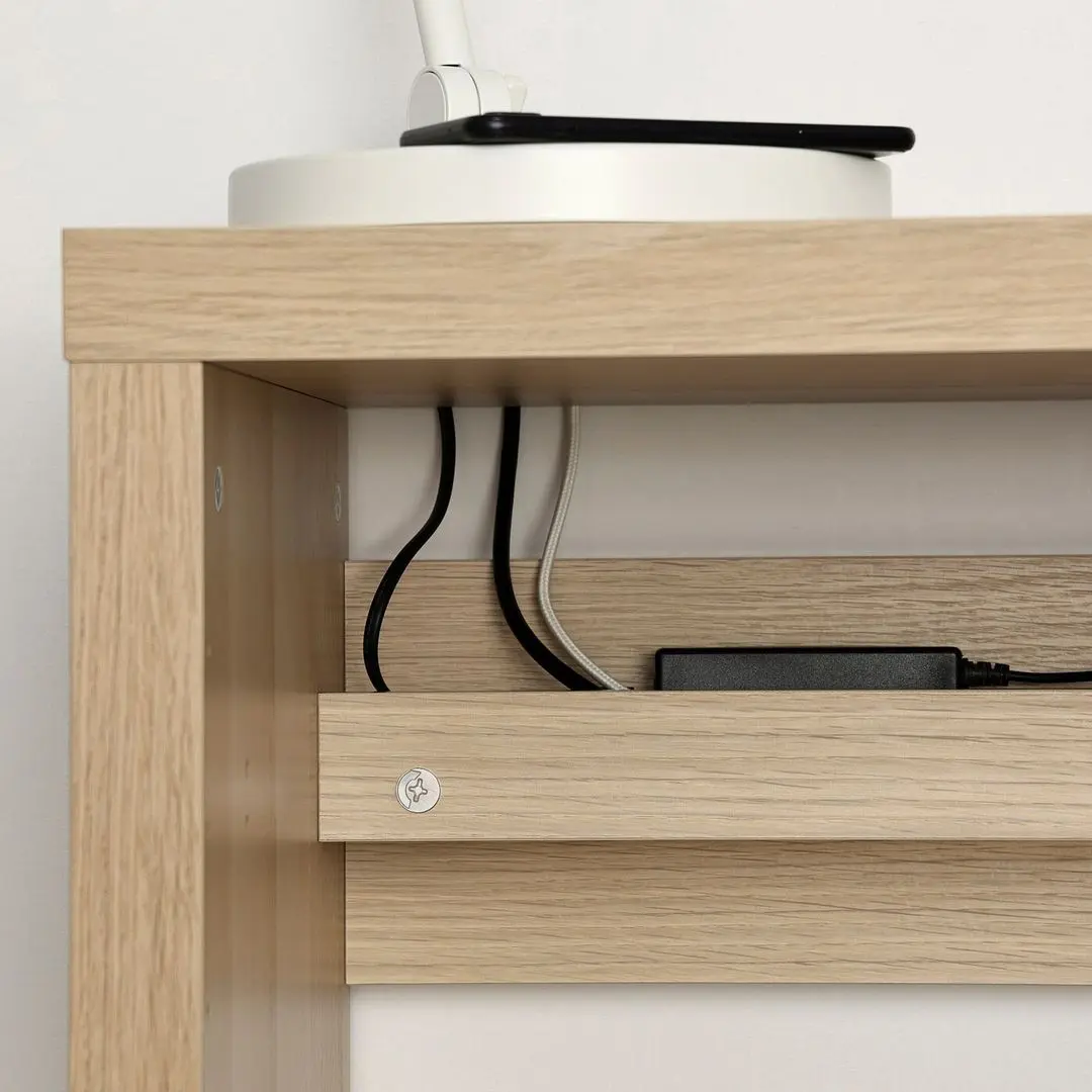 Masa de birou Ikea Kallax 111x39x77 (Aspect Stejar Albit)