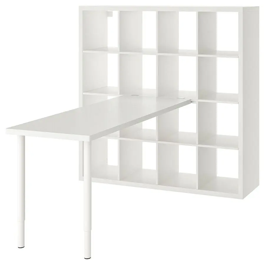 Masa de birou Ikea Kallax/Lagkapten 147x179x147 (Alb)