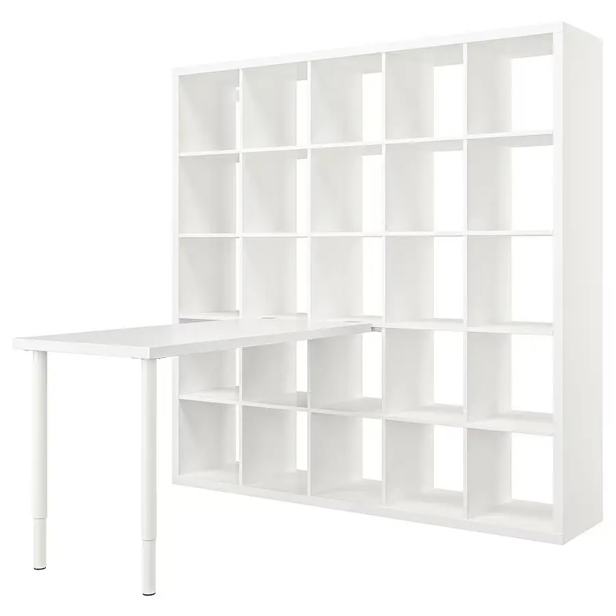 Masa de birou Ikea Kallax/Lagkapten 182x159x182 (Alb)
