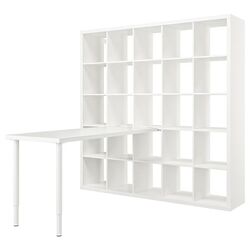 Masa de birou Ikea Kallax/Lagkapten 182x179x182 (Alb)