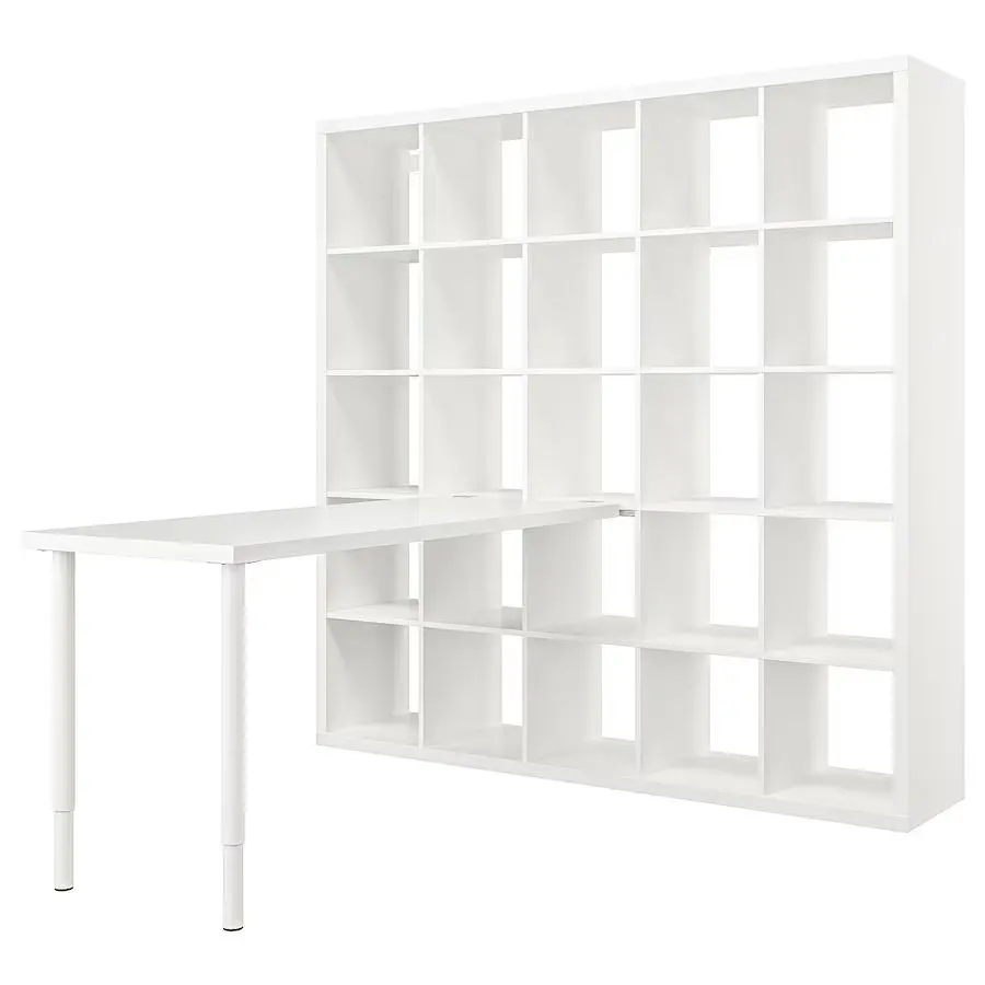 Masa de birou Ikea Kallax/Lagkapten 182x179x182 (Alb)
