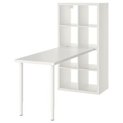 Masa de birou Ikea Kallax/Lagkapten 77x159x147 (Alb)