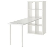 Письменный стол Ikea Kallax/Lagkapten 77x179x147 (Белый)