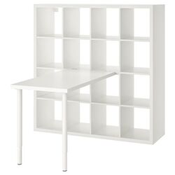 Masa de birou Ikea Kallax/Linnmon 147x139x147 (Alb)
