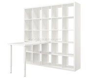 Письменный стол Ikea Kallax/Linnmon 182x139x182 (Белый)