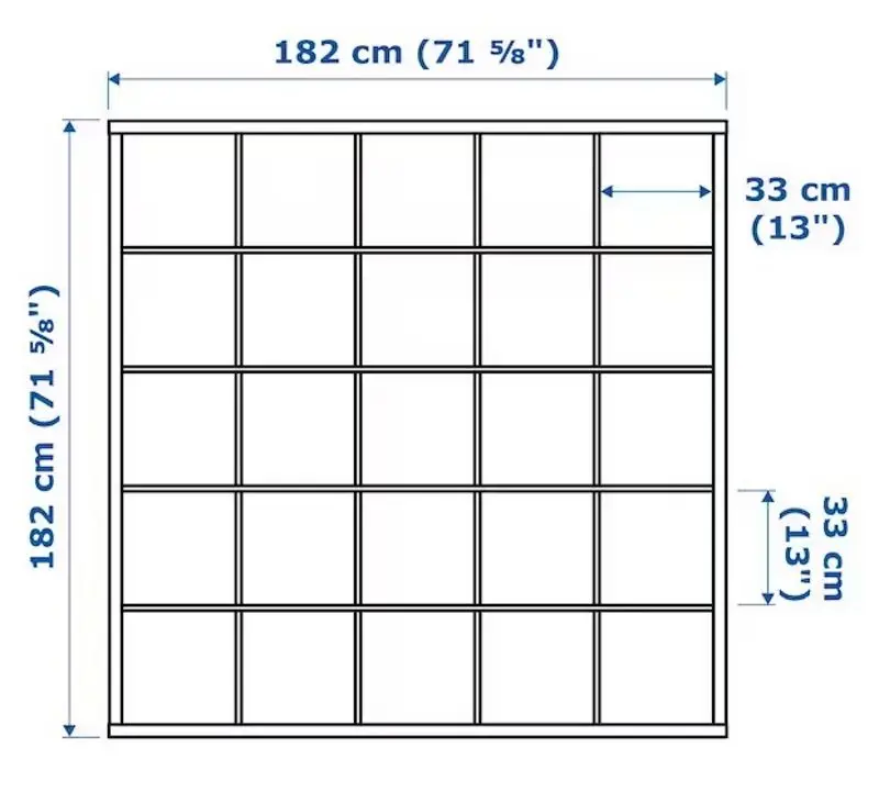 Masa de birou Ikea Kallax/Linnmon 182x139x182 (Alb)