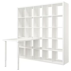 Masa de birou Ikea Kallax/Linnmon 182x139x182 (Alb)