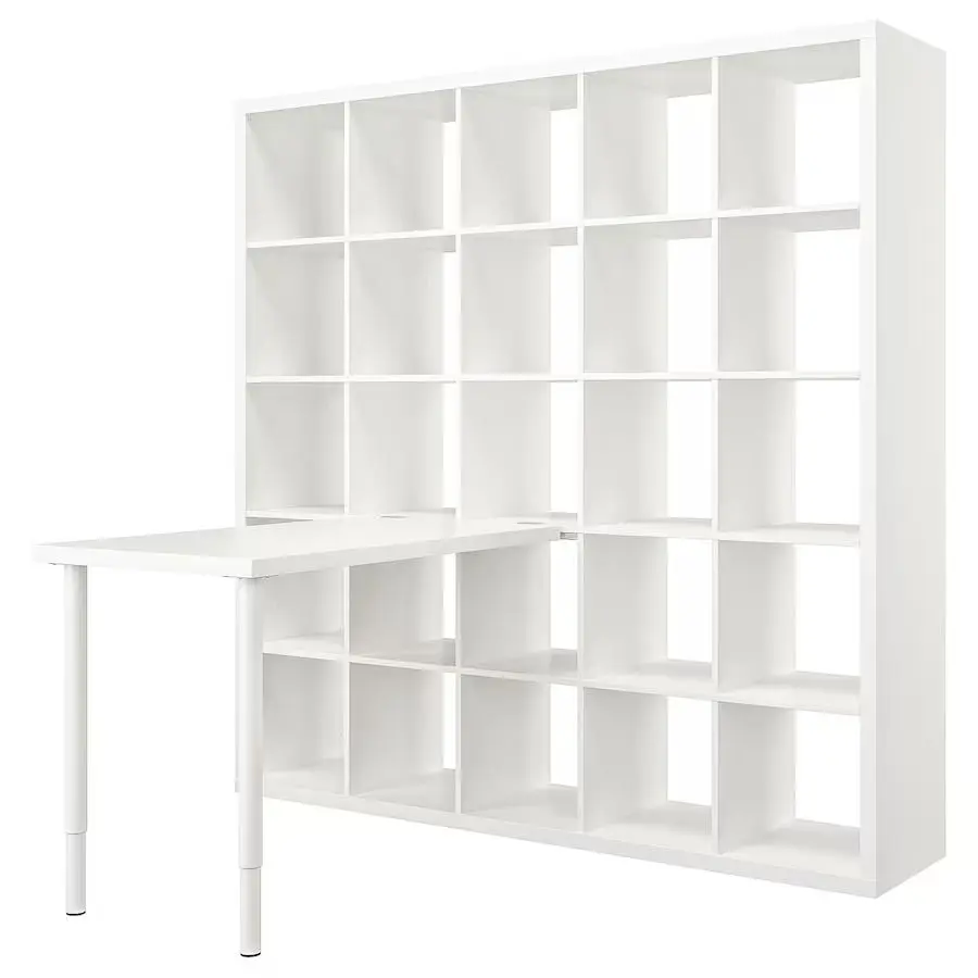 Masa de birou Ikea Kallax/Linnmon 182x139x182 (Alb)
