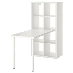 Masa de birou Ikea Kallax/Linnmon 77x139x147 (Alb)