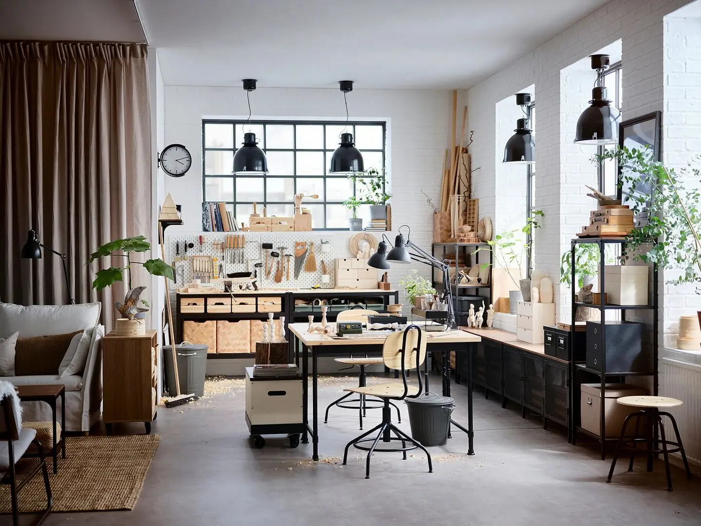 Письменный стол Ikea Kullaberg 110x70 (Сосна)