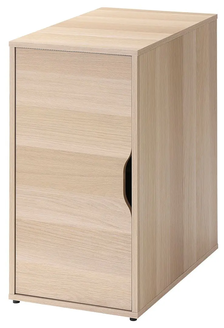 Masa de birou Ikea Lagkapten/Alex 120x60 (Vopsit Alb/Aspect Stejar Alb)