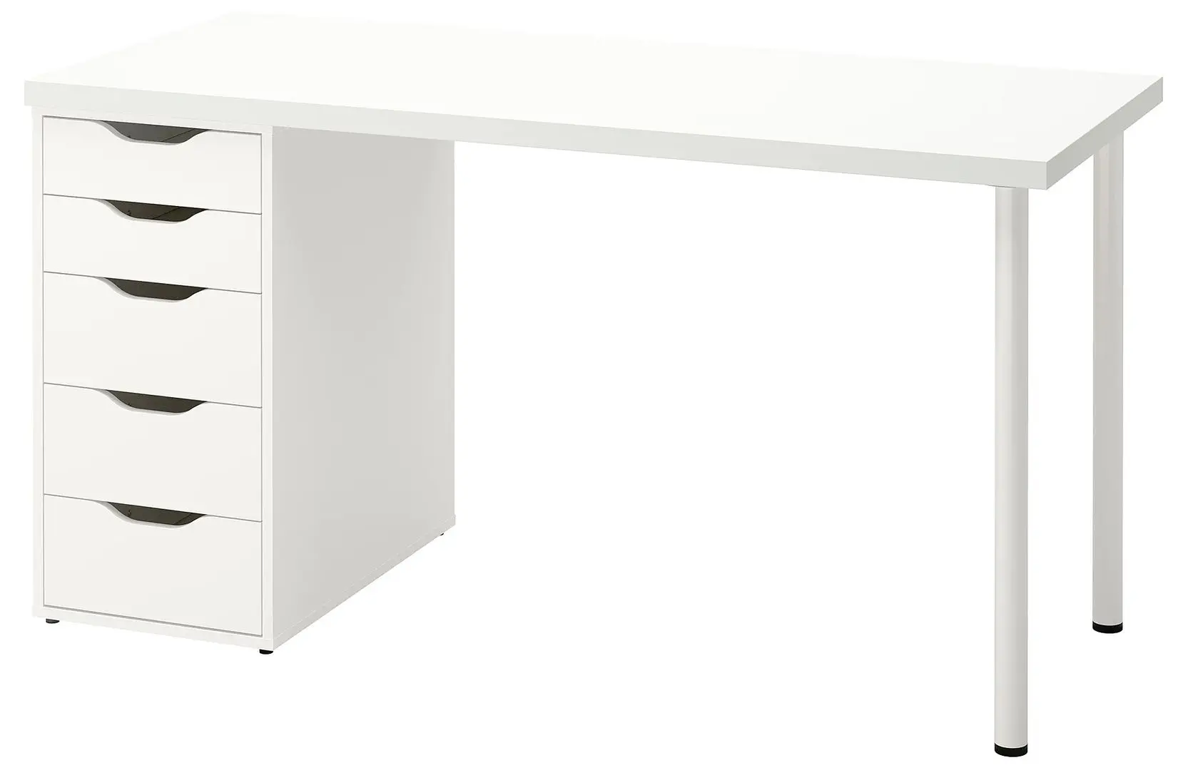 Письменный стол Ikea Lagkapten/Alex 140x60 (Белый)