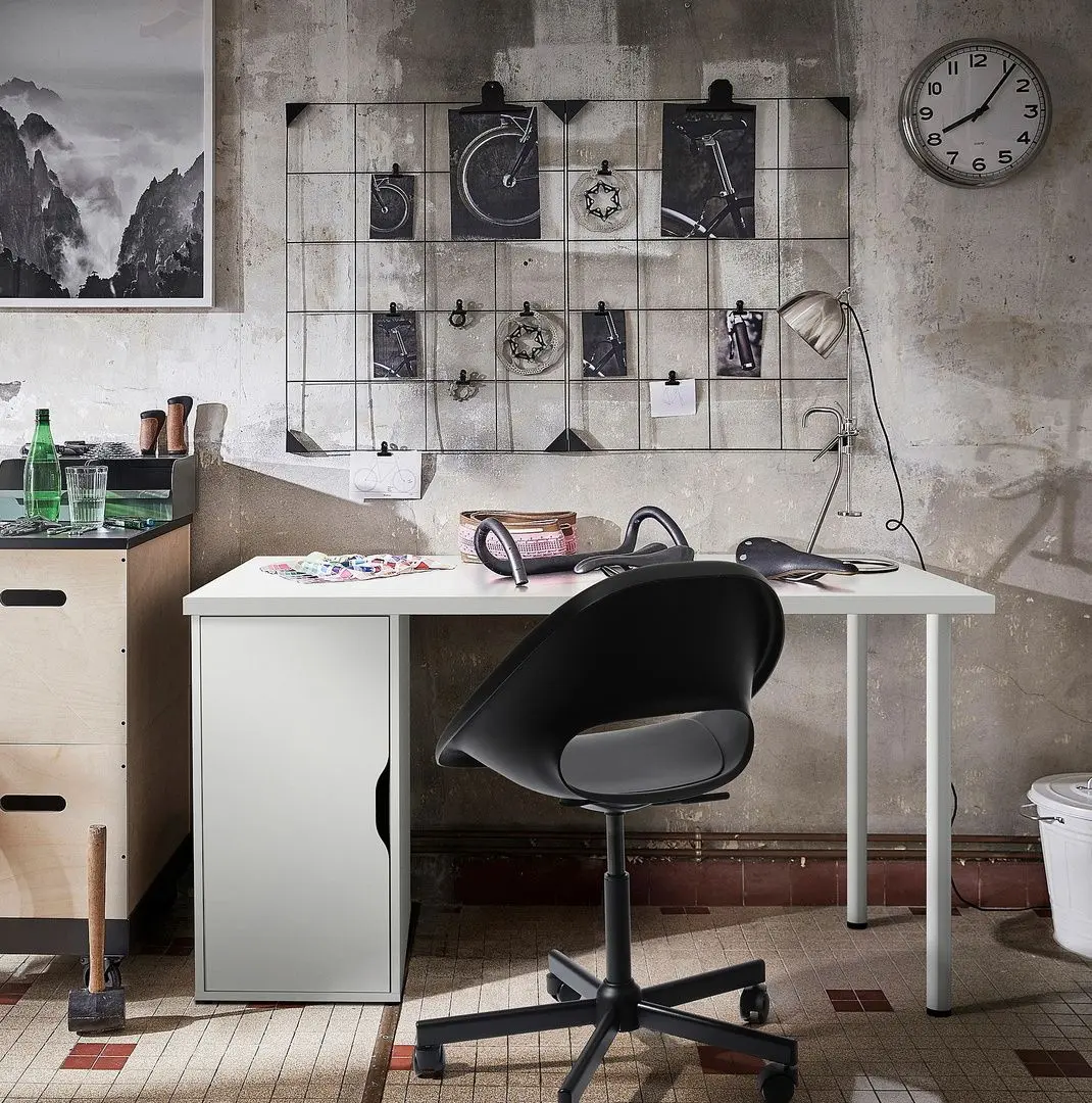 Письменный стол Ikea Lagkapten/Alex 140x60 (Белый)