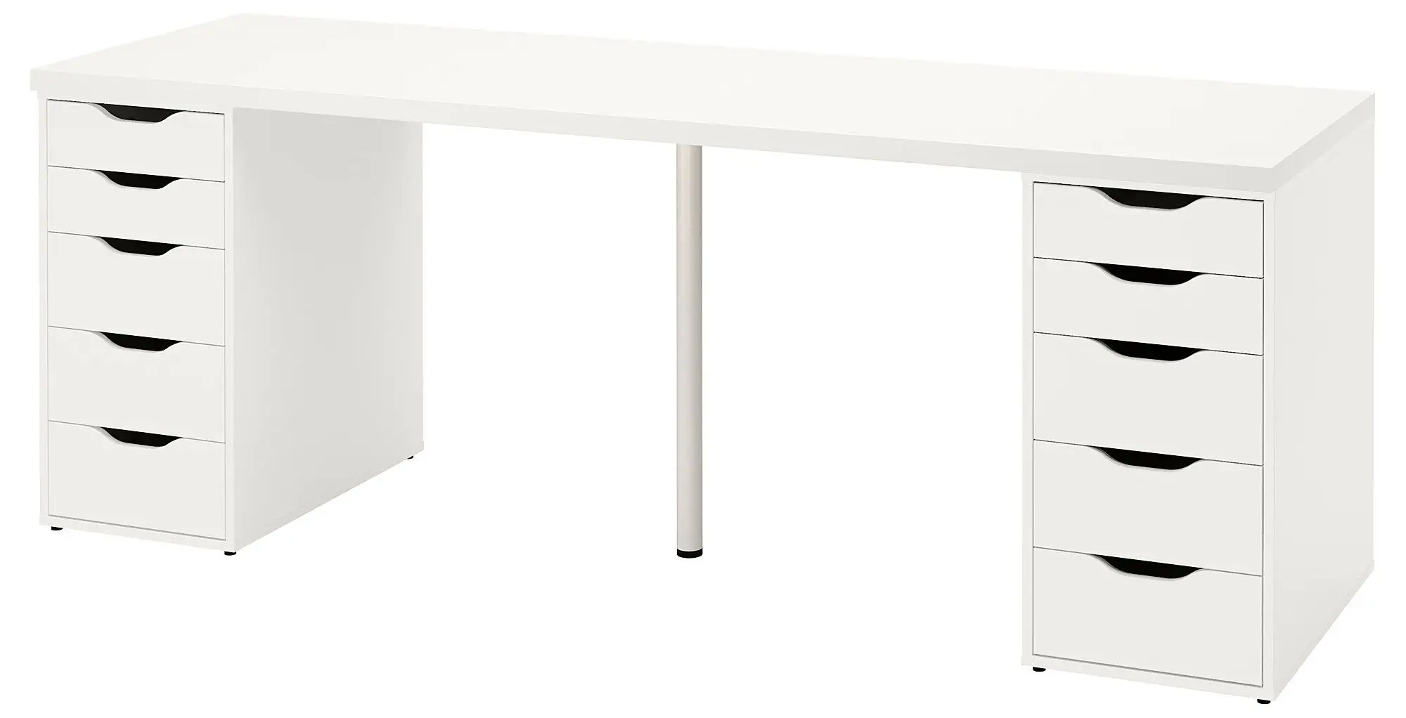Masa de birou Ikea Lagkapten/Alex 200x60 (Alb)