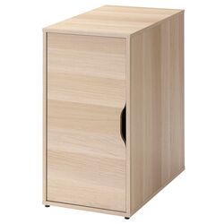 Masa de birou Ikea Lagkapten/Alex usa/sertare 200x60 (Vopsit Alb/Aspect Stejar Alb) Thumb