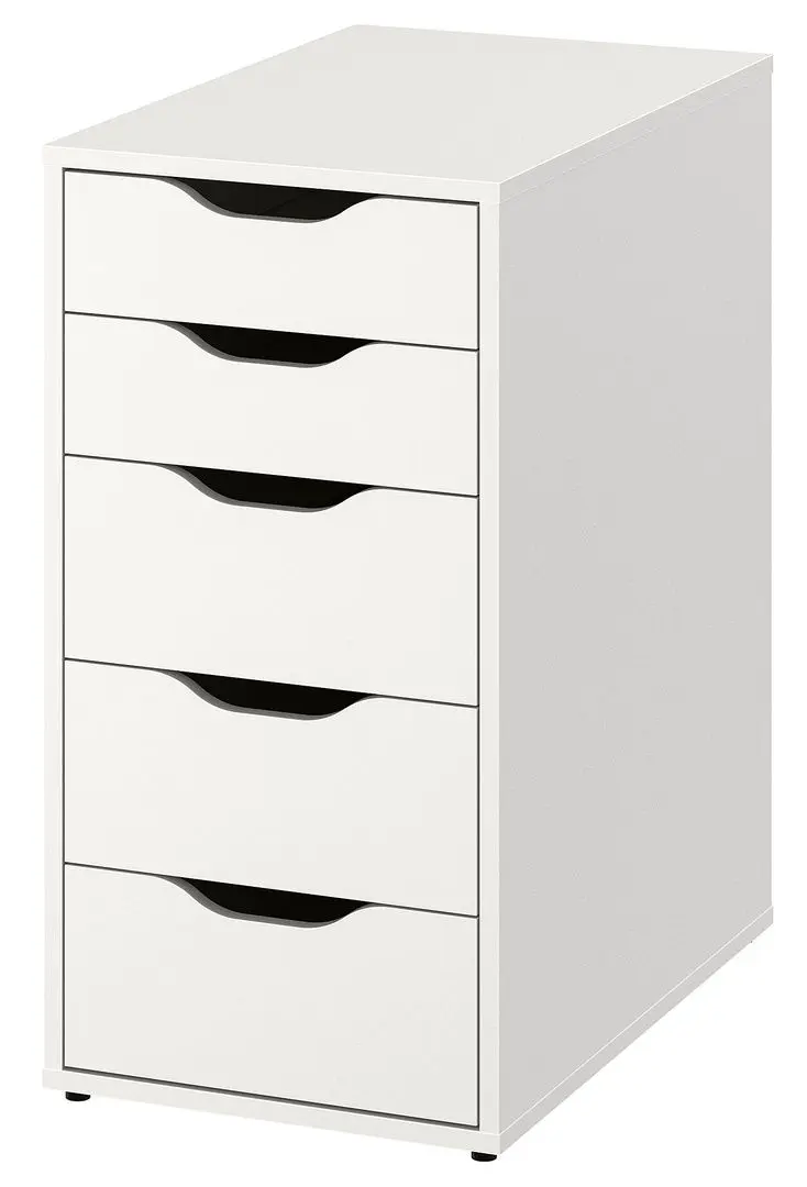 Письменный стол Ikea Lagkapten/Alex дверца/ящики 200x60 (Белый)