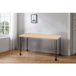 Masa de birou Ikea Lagkapten/Krille 140x60 (Aspect Stejar Antichizat/Negru)