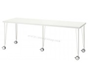 Masa de birou Ikea Lagkapten/Krille 200x60 (Alb)