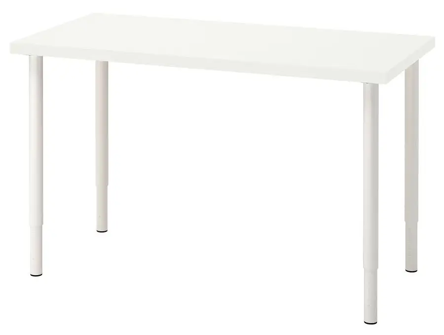 Masa de birou Ikea Lagkapten/Olov 120x60 (Alb)